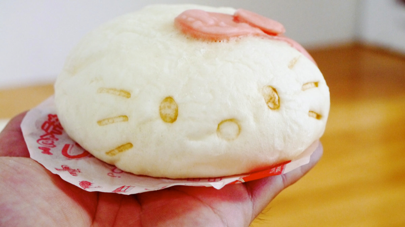 Illustration for article titled Hello Kitty Meat Buns Don't Look So Cute When Sliced in Half